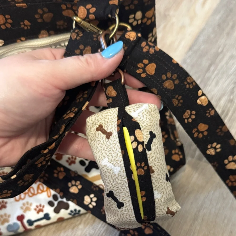 Paw Print Dog Carrier Bag